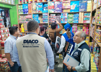 Diaco inicia operativos de inspección por venta de juegos pirotécnicos. / Foto: Diaco.