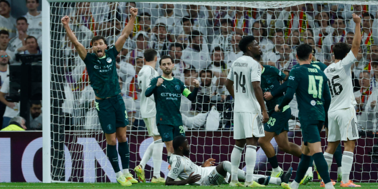 El City de Guardiola desencadena el infierno en el Santiago Bernabéu