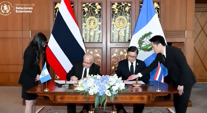 Ministro de Relaciones Exteriores de Guatemala lleva a cabo visita oficial a Tailandia