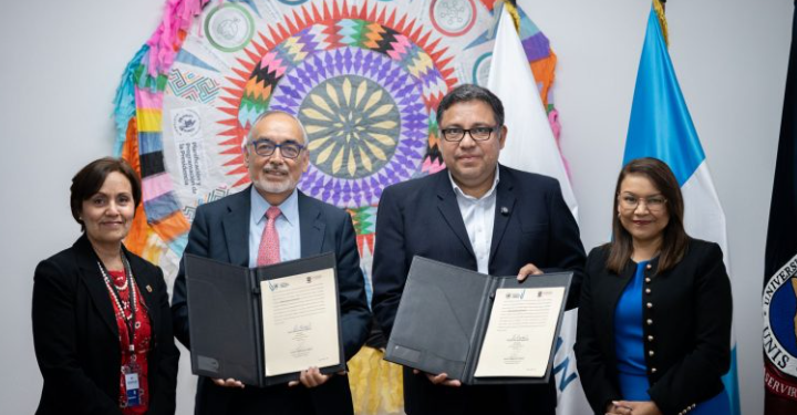 Segeplan y UNIS firman acuerdo para abrir más oportunidades de estudio a la juventud guatemalteca