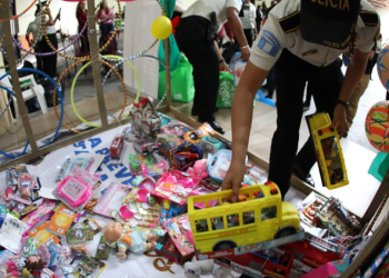 Con el inicio oficial de la campaña, el Ministerio de Gobernación a través de la PNC reafirma su compromiso con el trabajo comunitario y la construcción de una cultura de paz. / Foto: Mingob