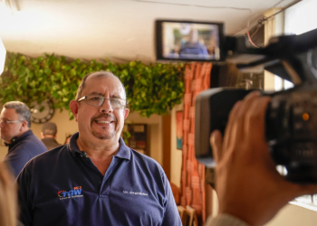 Jorge, Molina, director de TGW, en entrevista sobre TGWTV. / Foto: Dickéns Zamora.