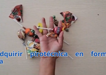 Diaco alerta sobre venta de juegos pirotécnicos en forma de golosinas o alimentos