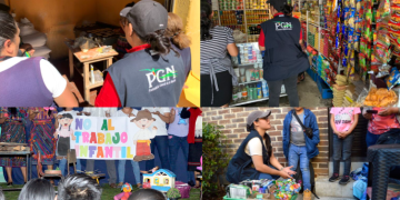 Alertan sobre explotación infantil durante vacaciones escolares en la Ciudad Capital. / Foto: PGN