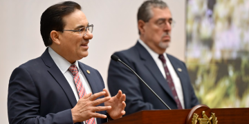 Ministro informa sobre investigación de asesinato de alcalde de Masagua, Escuintla./Foto: Álvaro Interiano.