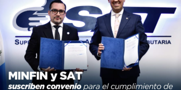 Minfin y SAT suscriben convenio para el cumplimento de metas de recaudación 2026