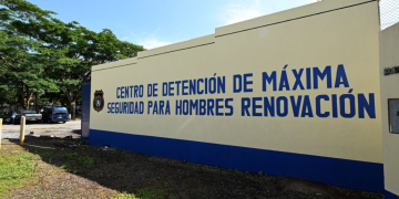 Centro de Detención de Máxima Seguridad para Hombres Renovación I, en Escuintla. / Foto: Byron de la Cruz.