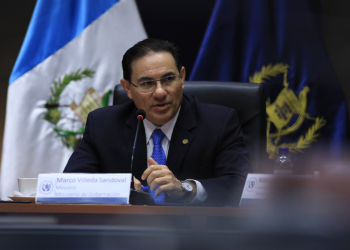 Ministro de Gobernación, Marco Antonio Villeda. / Foto: Mingob