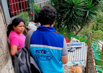 Udevipo revela datos obtenidos del Registro de Asentamientos informales./Foto: Udevipo.