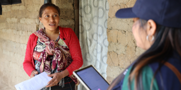 El Registro Social de Hogares alcanza los 80 municipios censados./Foto: Mides.