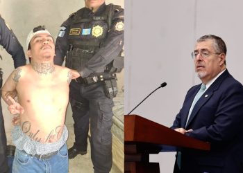 Presidente Arévalo remarca captura del sexto fugado de Fraijanes II. / Foto: PNC, SCSP.