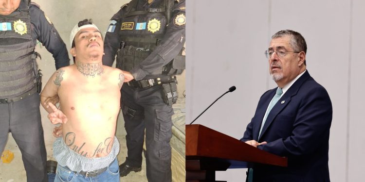 Presidente Arévalo remarca captura del sexto fugado de Fraijanes II. / Foto: PNC, SCSP.