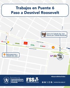 Desvío durante el cierre en el ingreso a la calzada San Juan. / Foto: CIV.