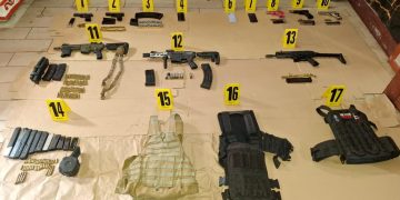 PNC incauta arsenal durante allanamiento en Escuintla