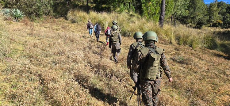Ejército de Guatemala en operaciones de seguridad entre Nahualá y Santa Catarina Ixtahuacán, Sololá. / Foto: archivo, Ejército de Guatemala.