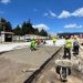 Paso a desnivel de Quetzaltenango avanza hacia su finalización con trabajos complementarios./Foto: CIV.