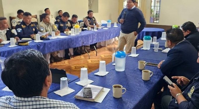 Refuerzan la coordinación por la seguridad ciudadana en Sololá