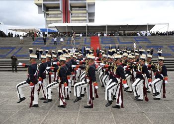 Ejército de Guatemala celebró la graduación de cadetes de la Escuela Politécnica. (Foto: Byron de la Cruz)