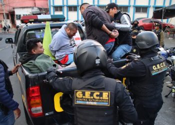 PNC captura a cinco integrantes de “Los Taxistas del Viejo” tras 70 allanamientos. / Foto: PNC