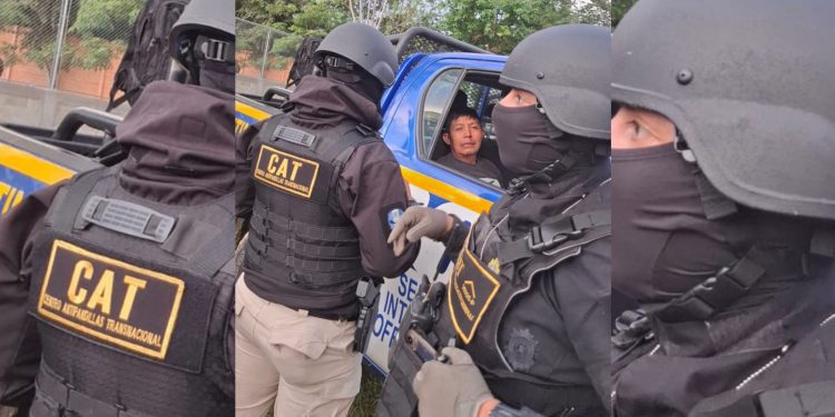 El operativo fue coordinado por investigadores del Centro Antipandillas Transnacional. / Foto: PNC.