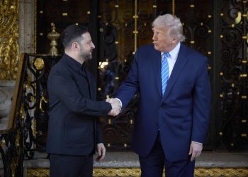 El presidente Trump se reunió con su homólogo Zelenski, de Ucrania. / Foto: EFE.