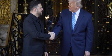 El presidente Trump se reunió con su homólogo Zelenski, de Ucrania. / Foto: EFE.
