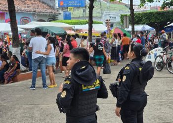 PNC refuerza la seguridad durante la feria titular de Retalhuleu en honor a la Virgen Inmaculada de Concepción