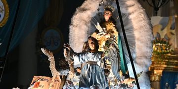 Festejos en honor a la Inmaculada Virgen de Concepción reúnen a cientos de devotos en Retalhuleu