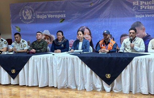 Presentan acciones de seguridad y prevención para la temporada de fin de año en Baja Verapaz