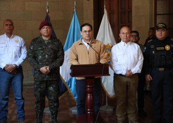 Conferencia de prensa ministro de Gobernación, Marco Antonio Villeda.
