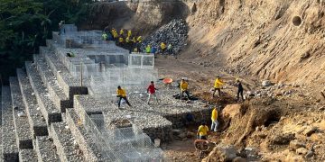 Covial avanza con la rehabilitación de la ruta Cito-Zarco./Foto: CIV.