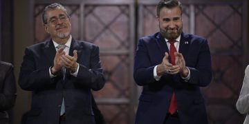Presidente celebra alianza con Estados Unidos para la construcción de infraestructura./Foto: Álvaro Interiano.