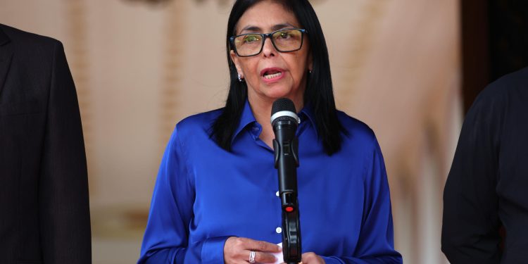 Delcy Rodríguez, presidenta encargada de Venezuela. / Foto: EFE.