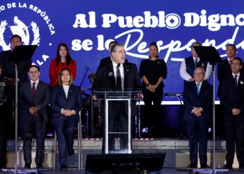 El presidente Bernardo Arévalo, al presentar el Informe Abierto al pueblo de Guatemala, enumeró las ocho metas presidenciales para este 2026.