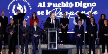 El presidente Bernardo Arévalo, al presentar el Informe Abierto al pueblo de Guatemala, enumeró las ocho metas presidenciales para este 2026.