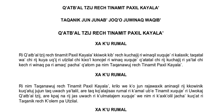Traducción de decreto del estado de sitio .