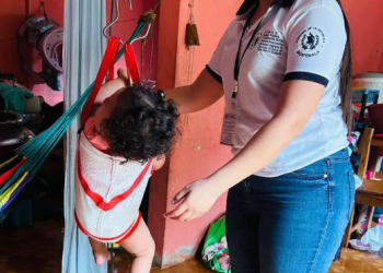 Salubristas de Petén desarrollan jornada de atención nutricional./Foto: MSPAS.