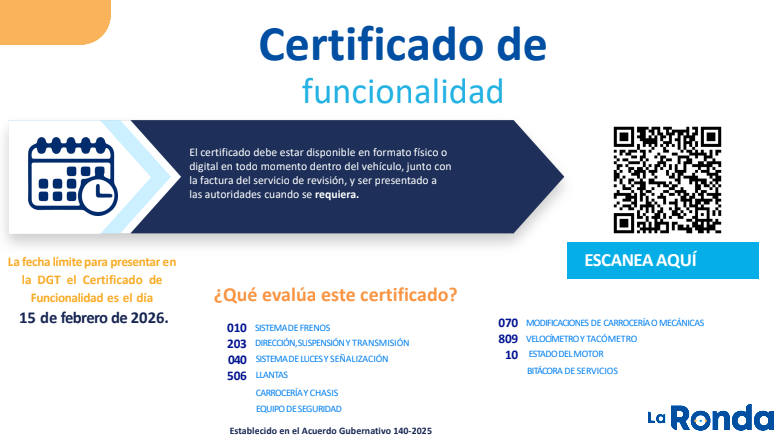 CIV anuncia que transportistas deben presentar Certificado de Funcionalidad antes del 15 de febrero