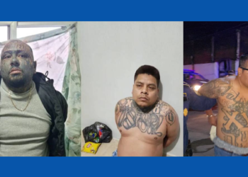 Los reos fueron identificados como Melvin Gabriel De León, Marlon Martínez y Nicolás Xantes Sis. / Foto: PNC