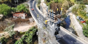 Puente Corozal avanza hacia su fase final./Foto: DGC.