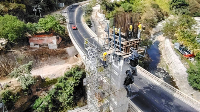 Puente Corozal avanza hacia su fase final./Foto: DGC.