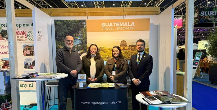Embajada guatemalteca participa en la feria turística Vakantiebeurs, en Países Bajos
