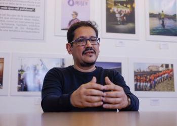 Walter López, coordinador del Observatorio sobre Violencia de la Asociación Civil Diálogos. / Foto: Alex Jacinto.