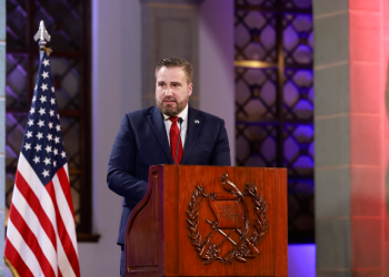 Embajador de Estados Unidos en Guatemala, Tobin Bradley. / Foto: Noé Pérez