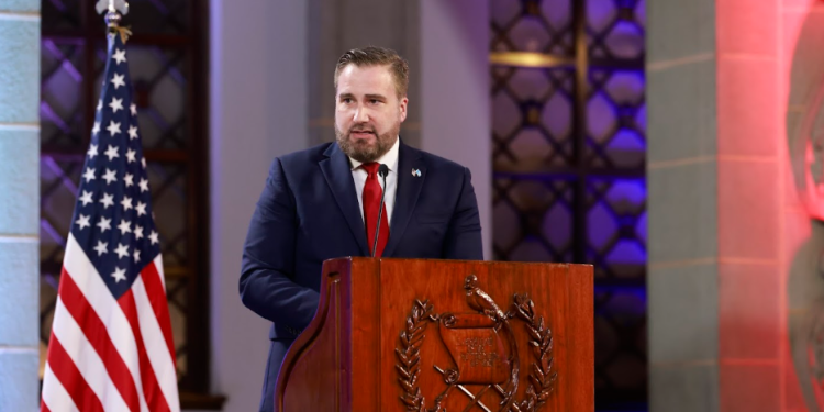 Embajador de Estados Unidos en Guatemala, Tobin Bradley. / Foto: Noé Pérez