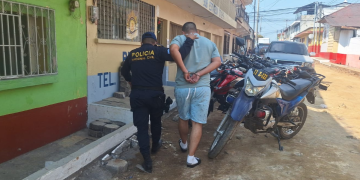 PNC libera a menor secuestrada./Foto: PNC.