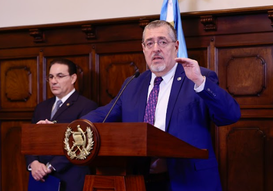 Conferencia de prensa del Presidente Bernardo Arévalo.
