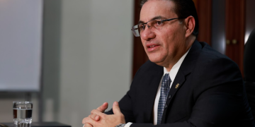 Ministro de Gobernación, Marco Antonio Villeda. / Foto: Noé Pérez.