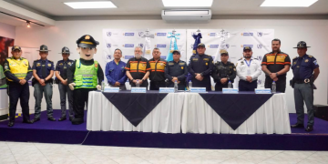 Presentación del plan operativo de seguridad vial que será implementado durante la 65 edición de la Caravana del Zorro. / Foto: DT-PNC