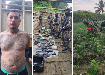 Primeros resultados de acciones de seguridad en Petén. / Foto: Ejército de Guatemala.